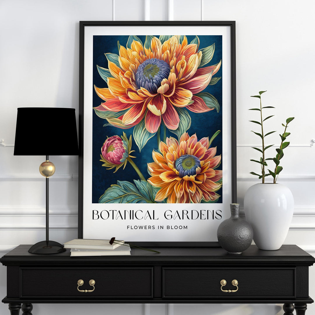 William Morris Style Print, William Morris inspired Vintage Botanical Floral Wall Art, Living Room Flower Decor, New Home Housewarming Gift
