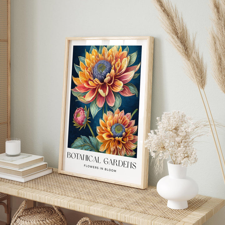 William Morris Style Print, William Morris inspired Vintage Botanical Floral Wall Art, Living Room Flower Decor, New Home Housewarming Gift