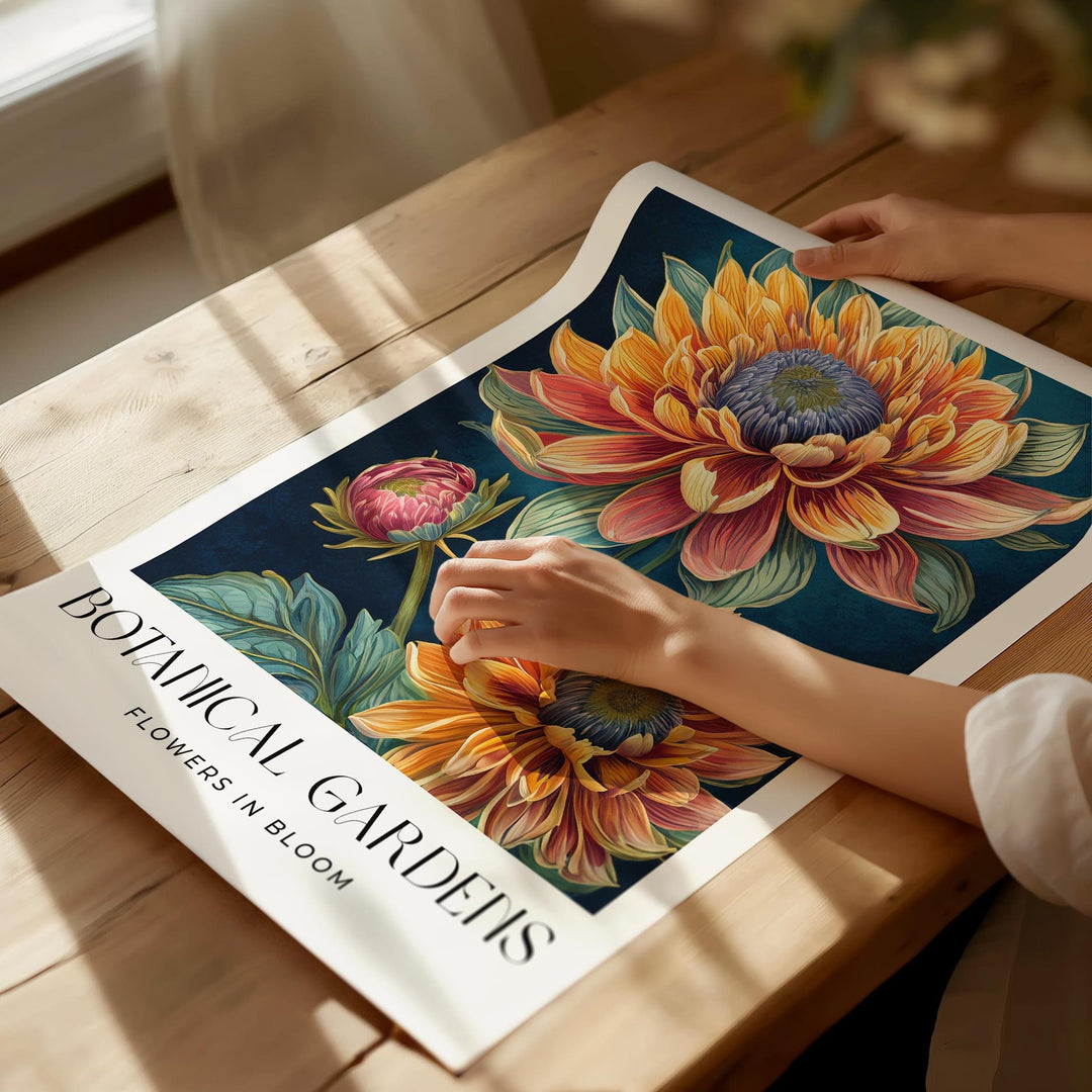 William Morris Style Print, William Morris inspired Vintage Botanical Floral Wall Art, Living Room Flower Decor, New Home Housewarming Gift