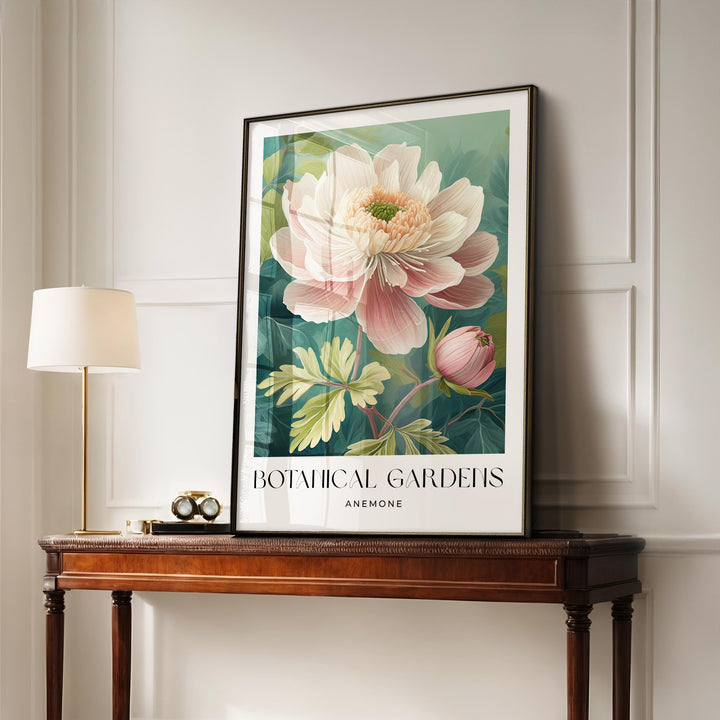 William Morris Style Flower Print, Vintage Botanical Floral Wall Art, Living Room Flower Decor, Housewarming Gift, Exhibition Poster Print