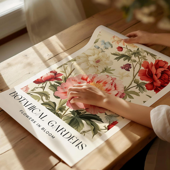 Set of 2 William Morris Style Prints, Vintage Botanical Floral Wall Art, Living Room Decor, New Home Housewarming Gift, Exhibition Posters