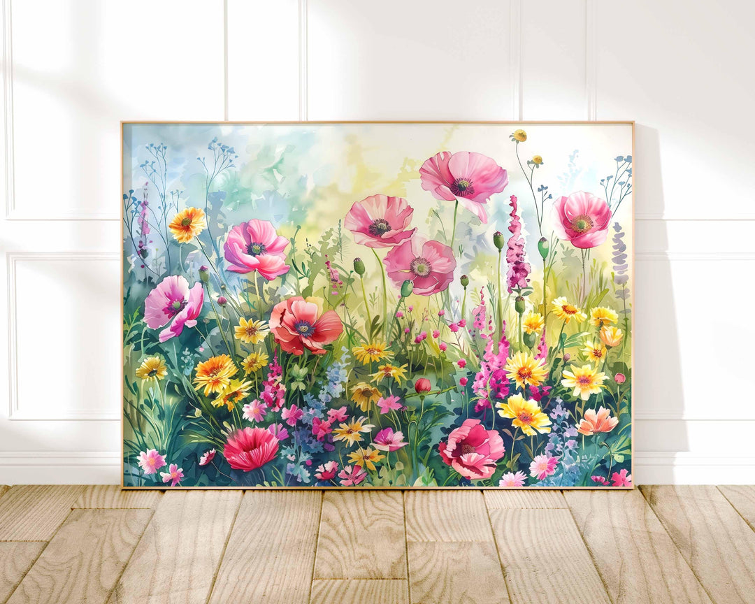 Spring Summer Flowers Wildflower Art Print