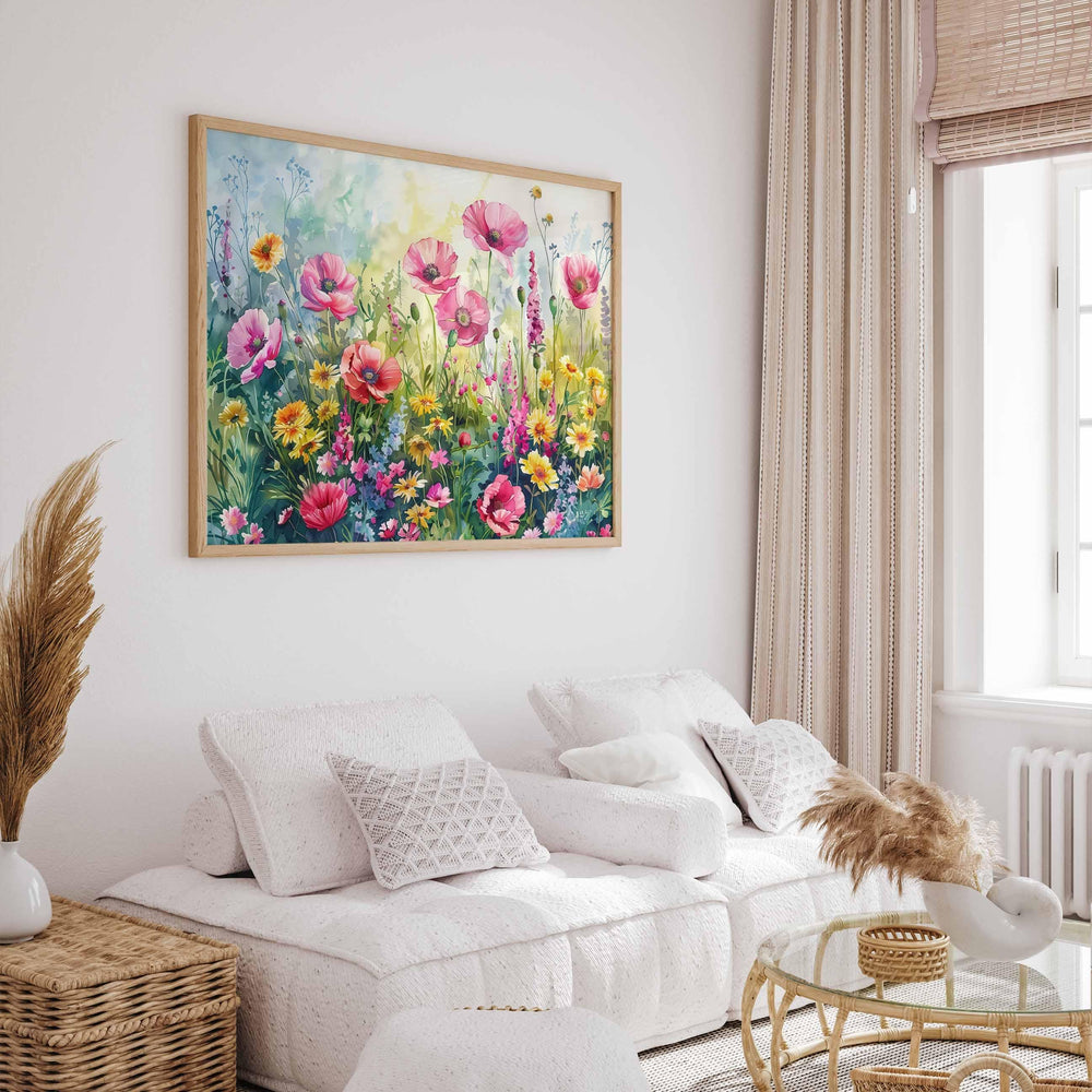 Spring Summer Flowers Wildflower Art Print