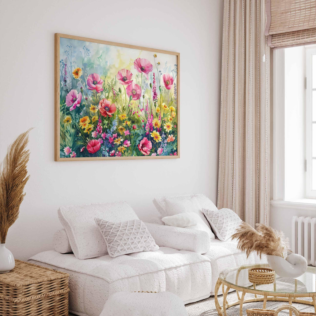 Spring Summer Flowers Wildflower Art Print
