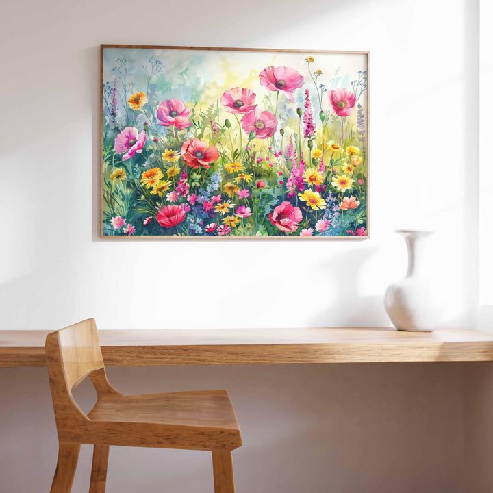 Spring Summer Flowers Wildflower Art Print