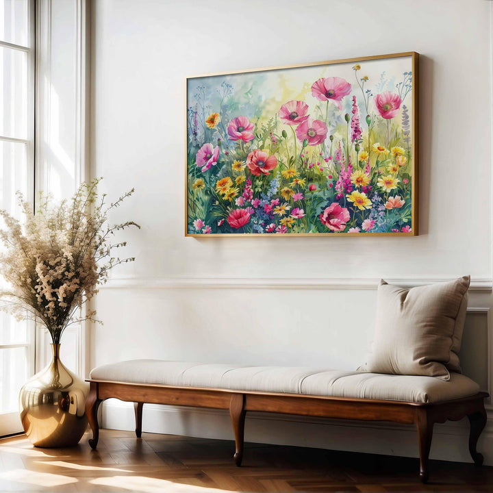 Spring Summer Flowers Wildflower Art Print