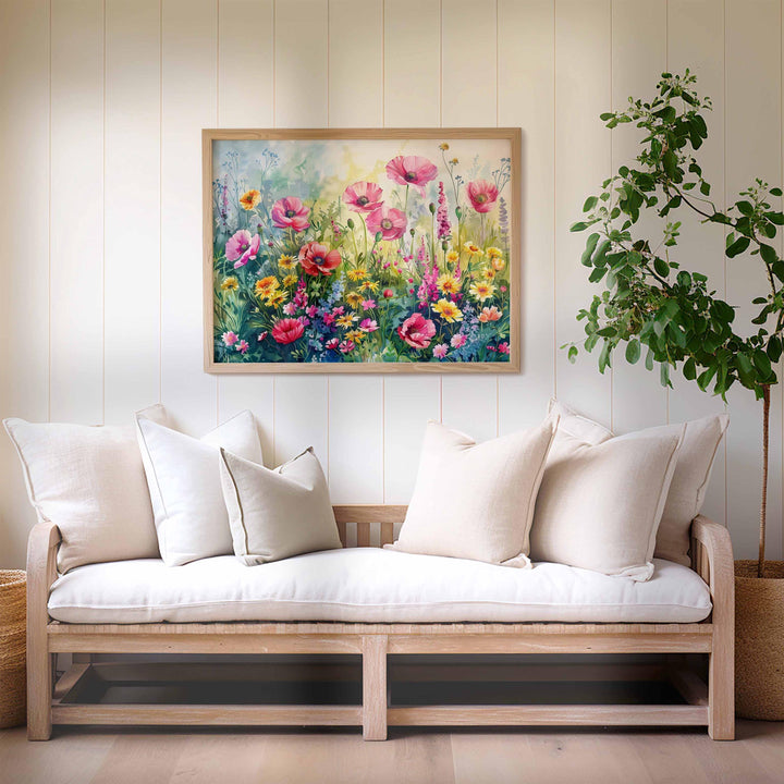 Spring Summer Flowers Wildflower Art Print