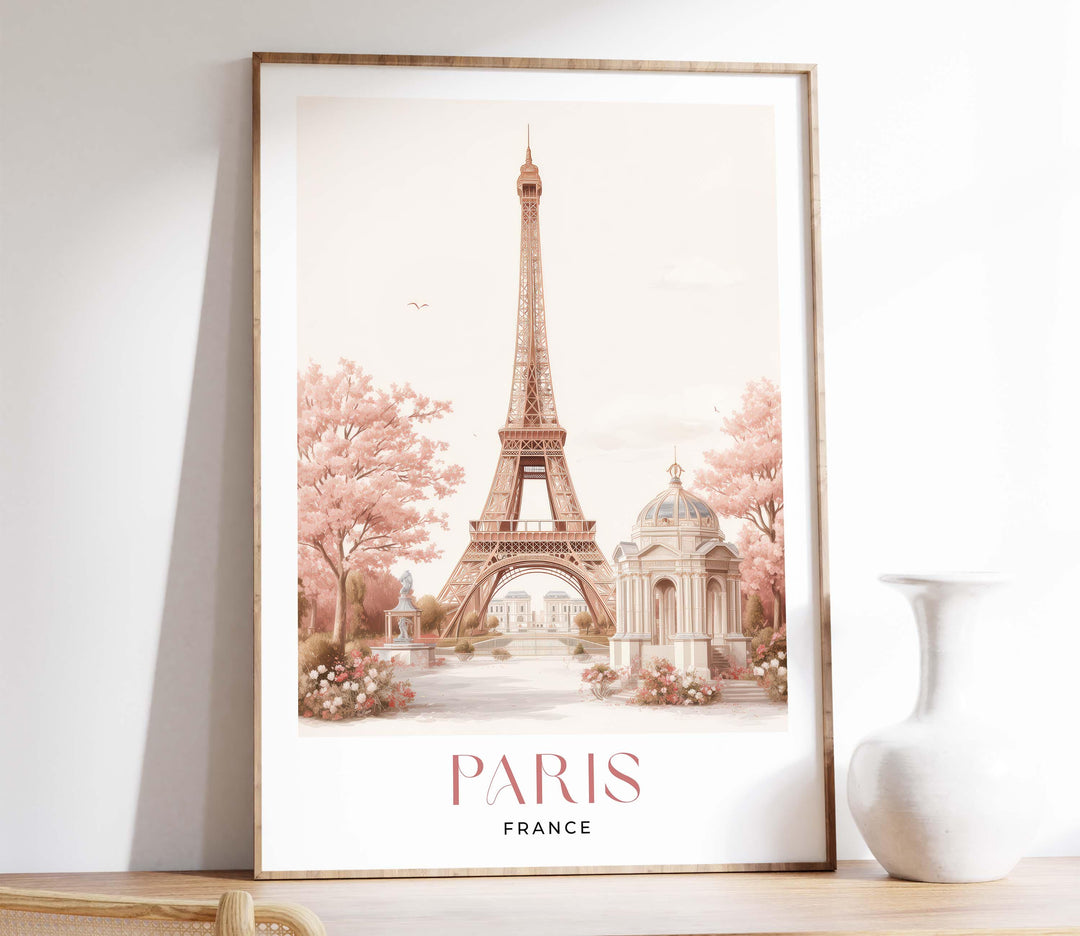 Paris Eiffel Tower Travel Art Print