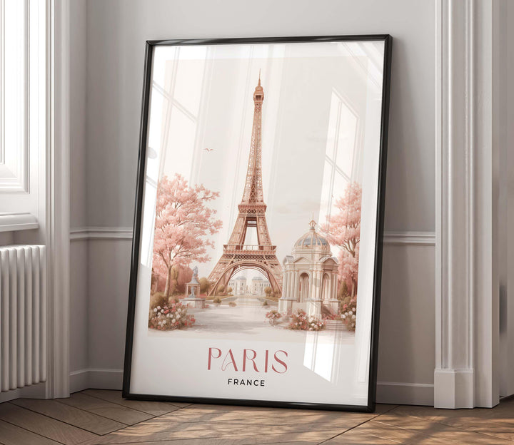 Paris Eiffel Tower Travel Art Print