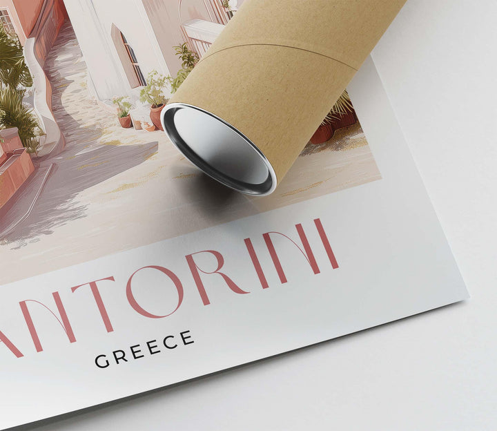 Santorini Greece Travel Art Print