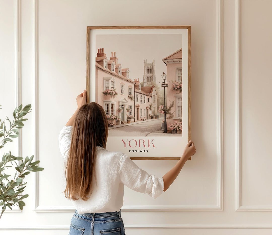 York Travel Art Print