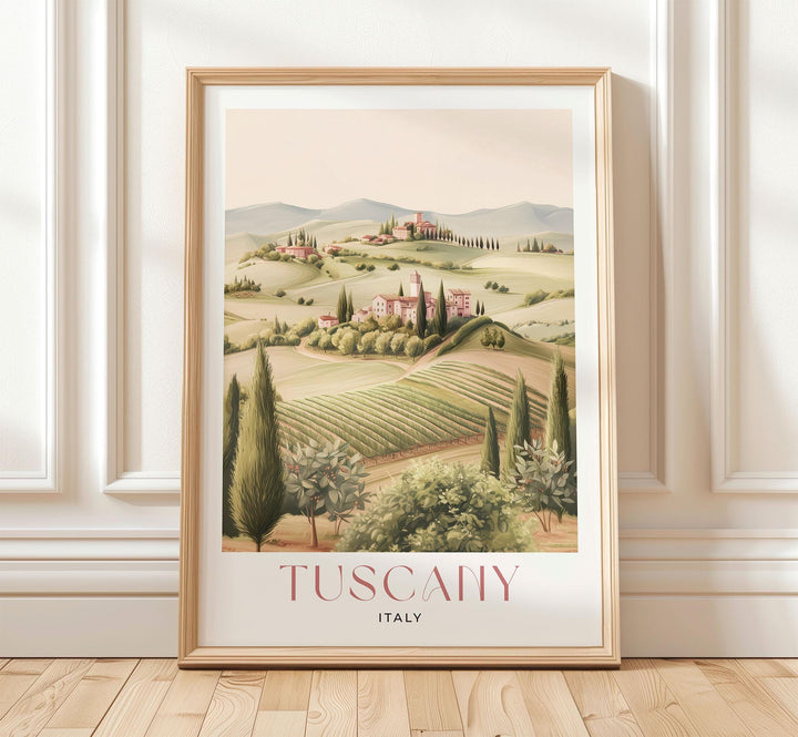 Tuscany Italy Travel Art Print