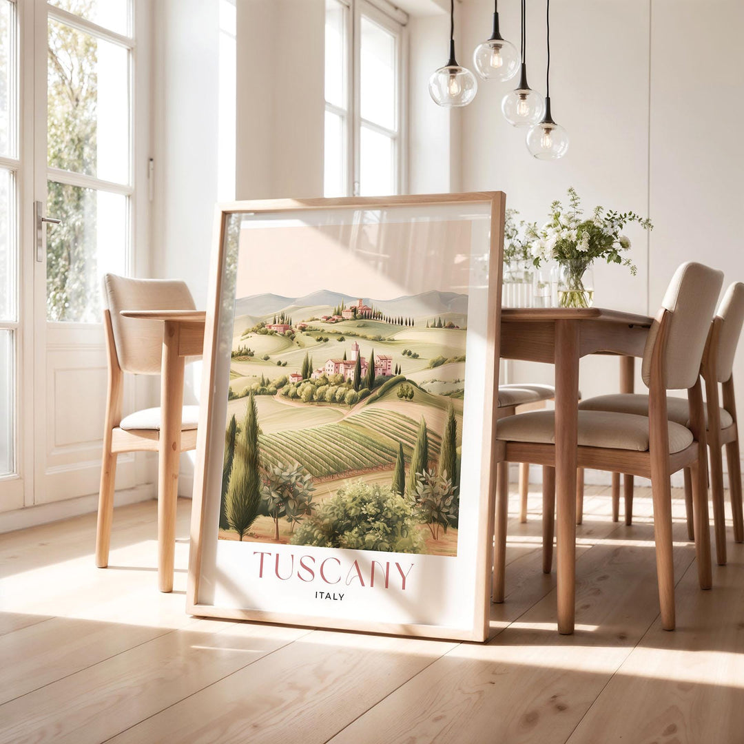 Tuscany Italy Travel Art Print