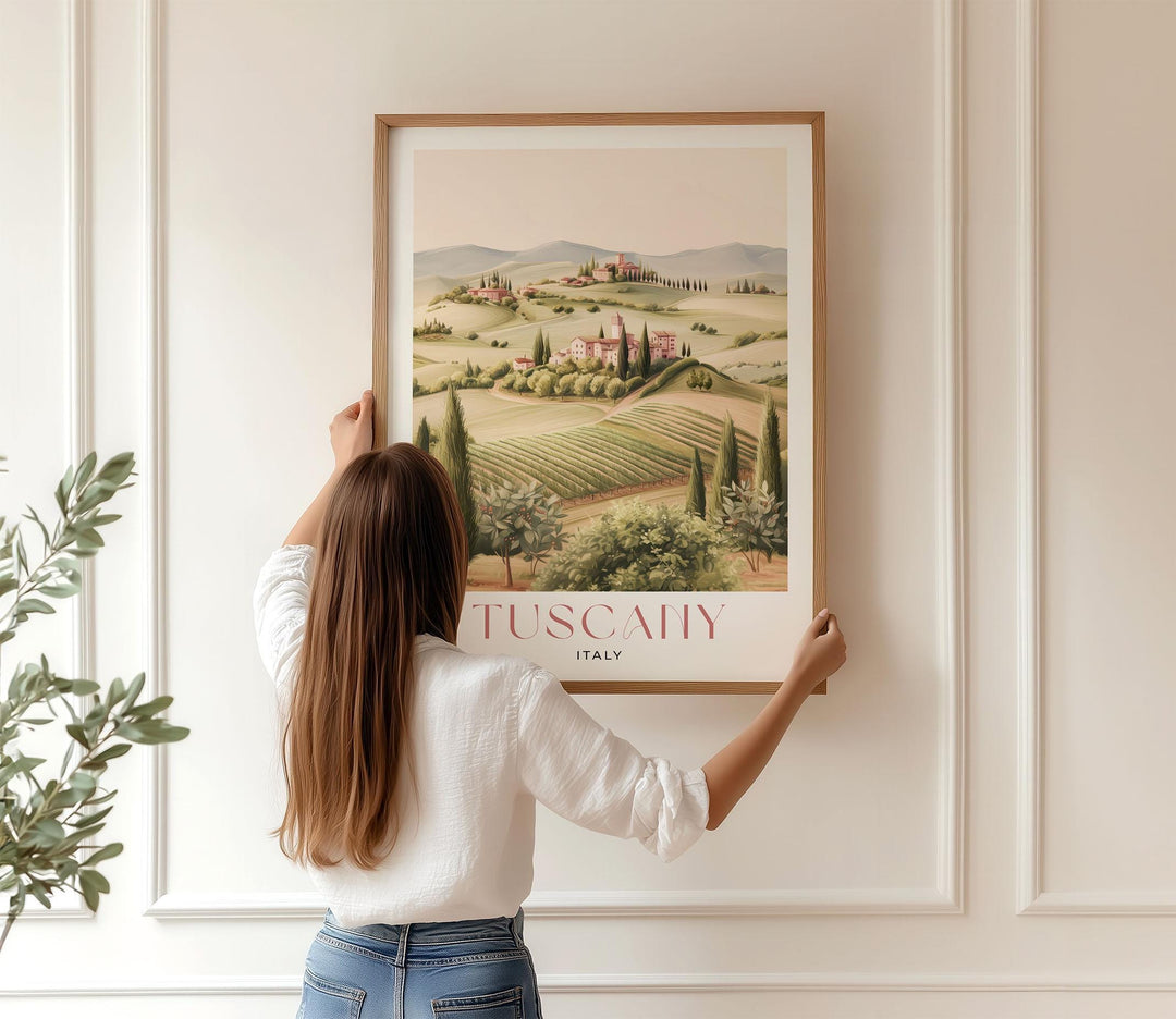 Tuscany Italy Travel Art Print
