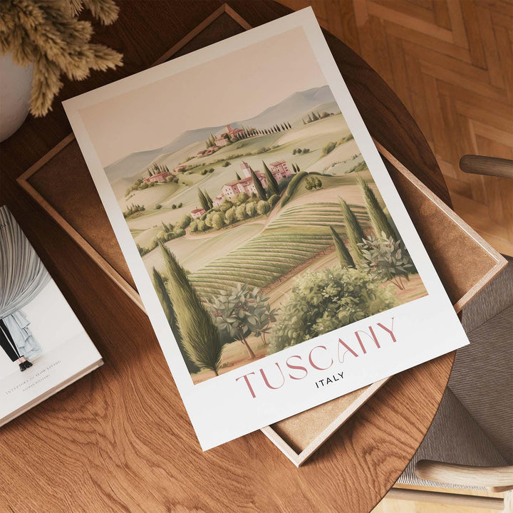Tuscany Italy Travel Art Print