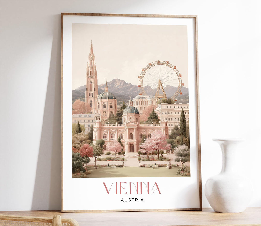Vienna Travel Art Print