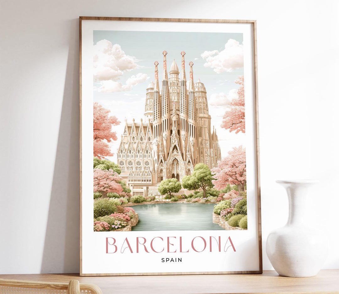 Barcelona Travel Art Print