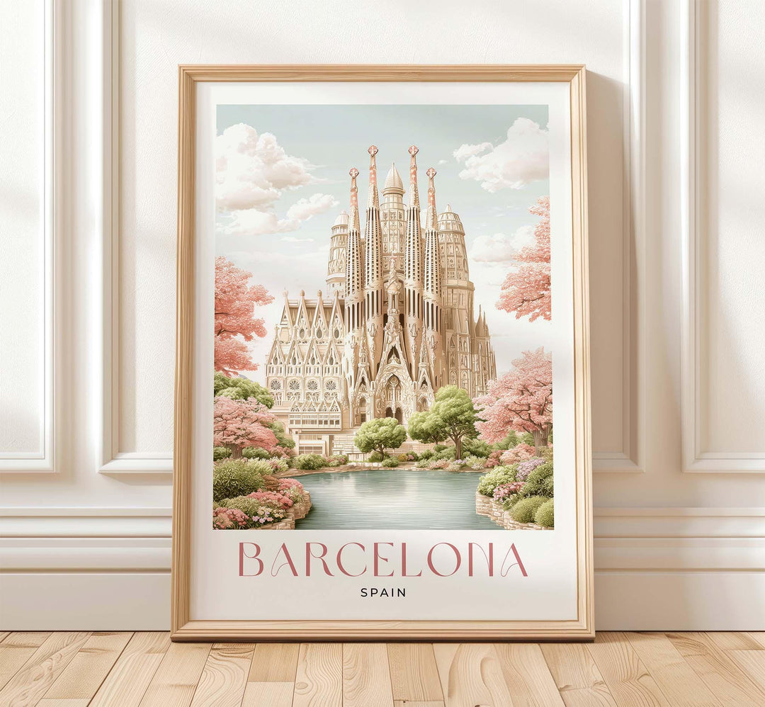Barcelona Travel Art Print