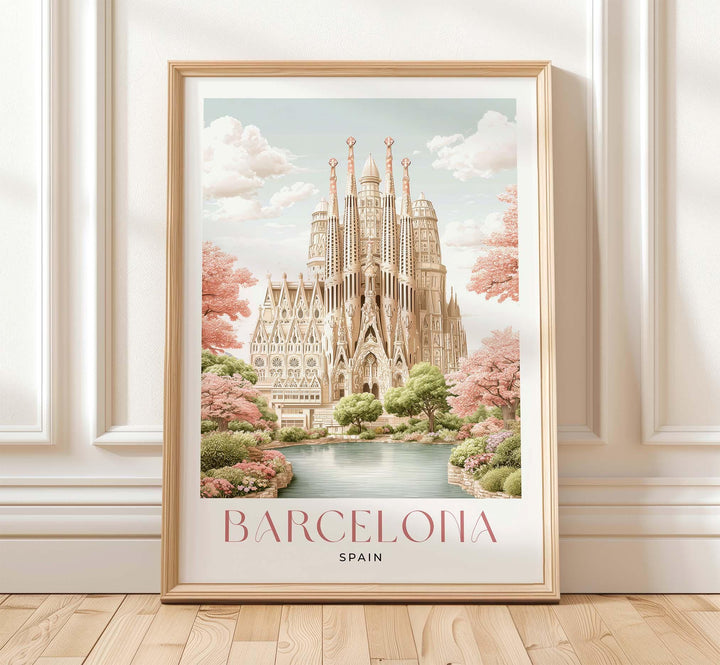 Barcelona Travel Art Print