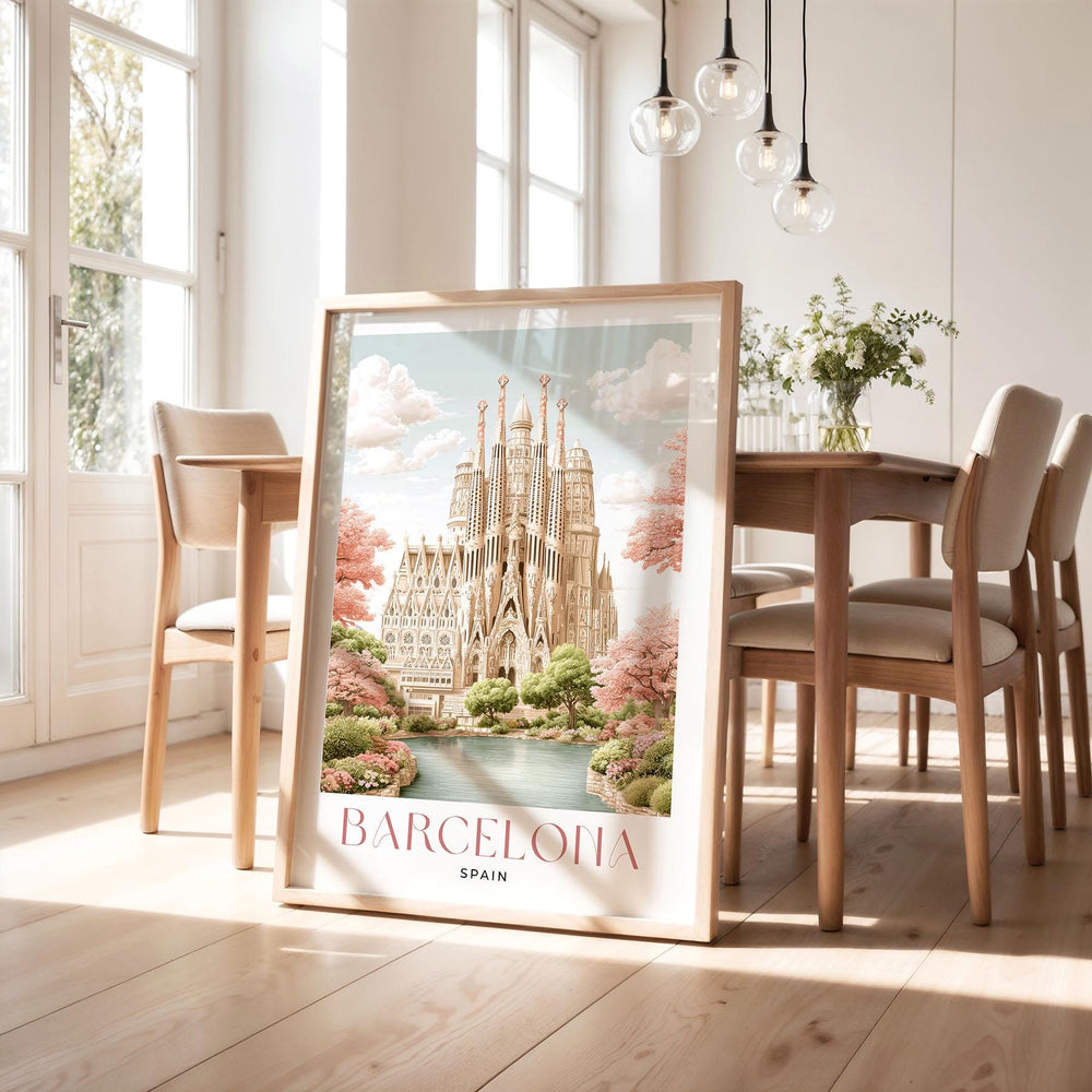 Barcelona Travel Art Print