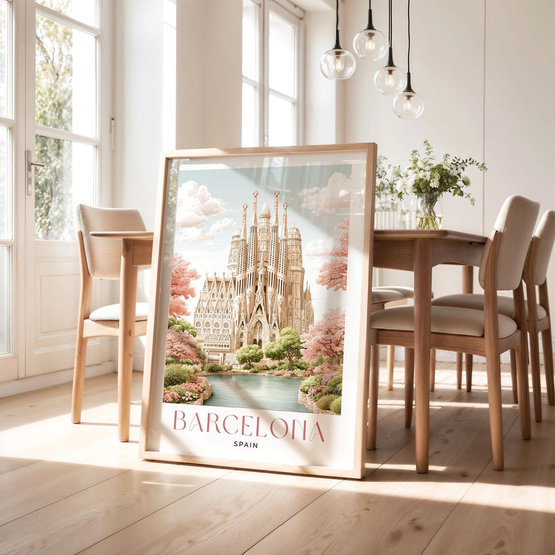 Barcelona Travel Art Print