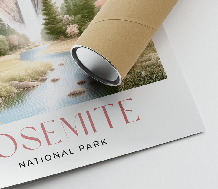 Yosemite National Park Travel Art Print