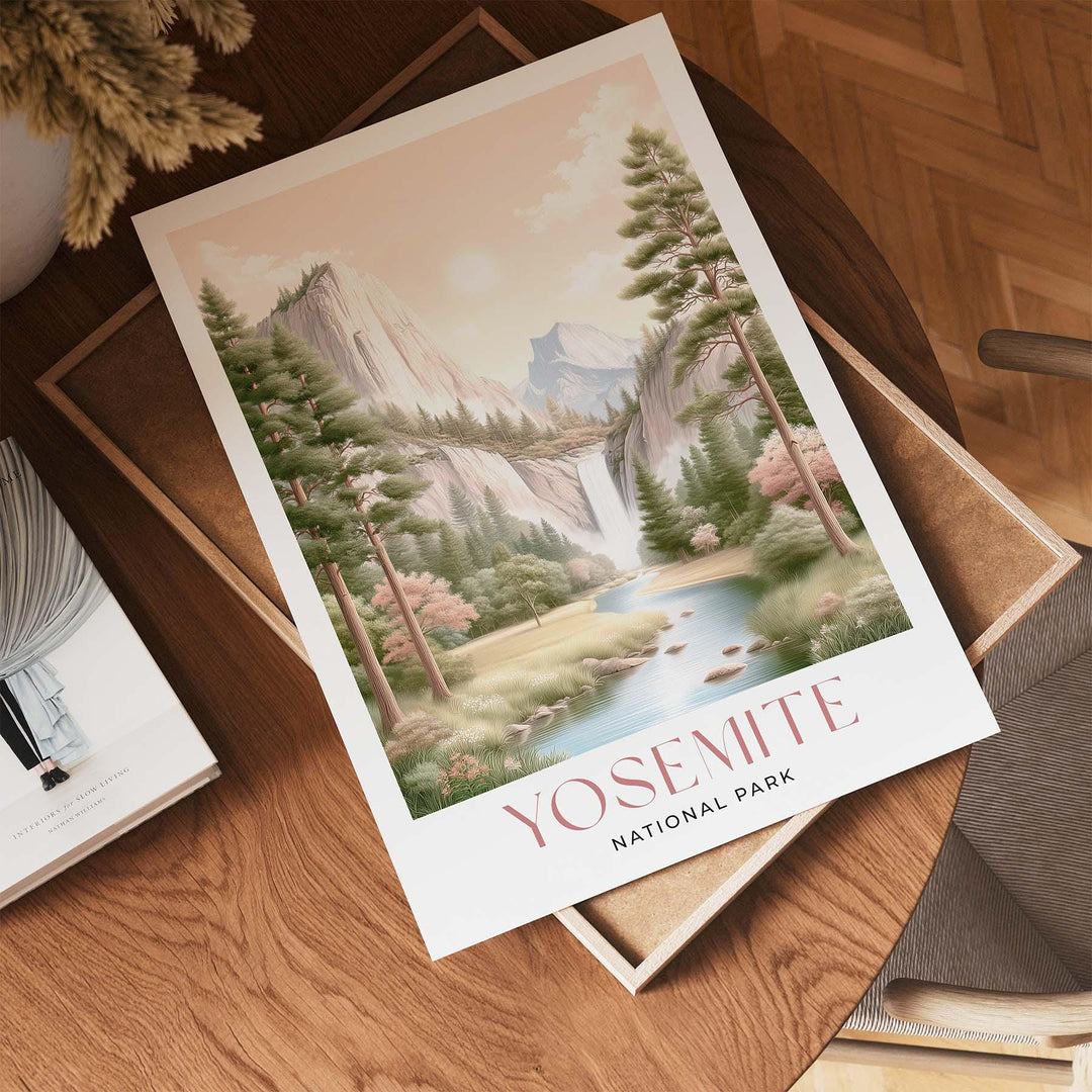 Yosemite National Park Travel Art Print