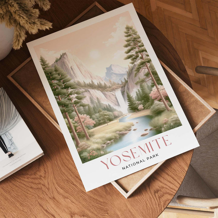Yosemite National Park Travel Art Print
