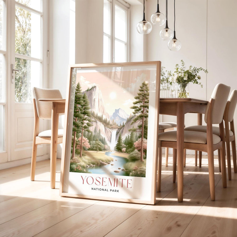 Yosemite National Park Travel Art Print