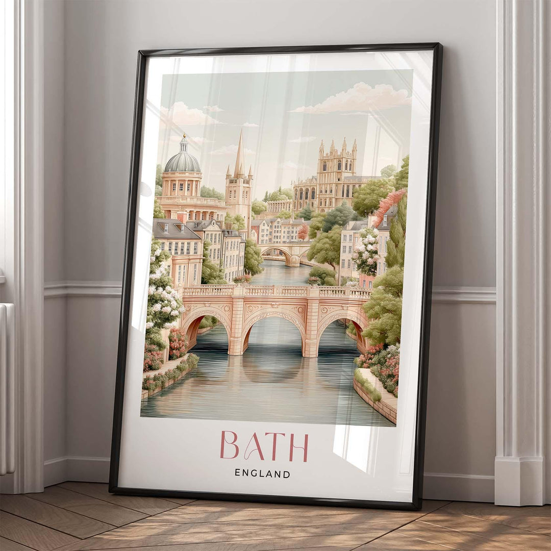 Bath Travel Art Print