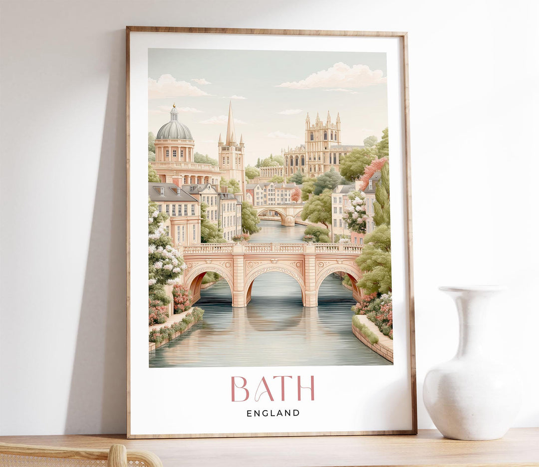 Bath Travel Art Print