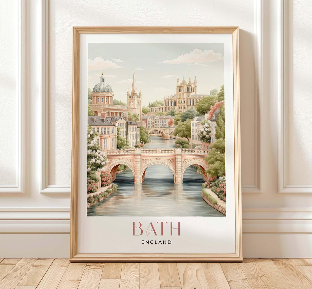 Bath Travel Art Print