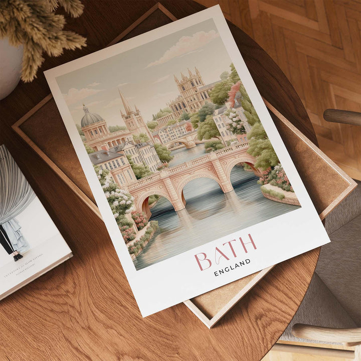 Bath Travel Art Print