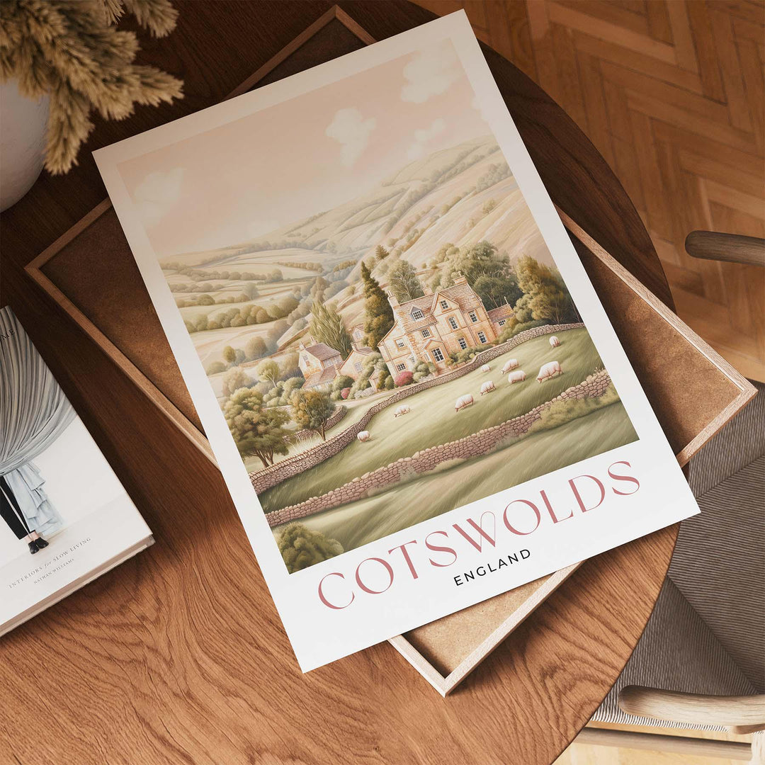 Cotswolds Travel Art Print