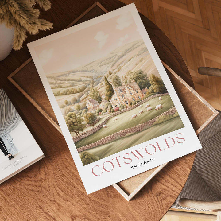 Cotswolds Travel Art Print