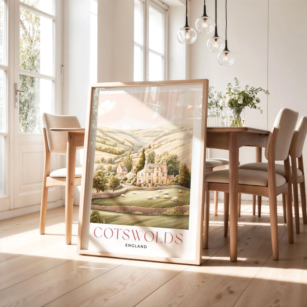 Cotswolds Travel Art Print