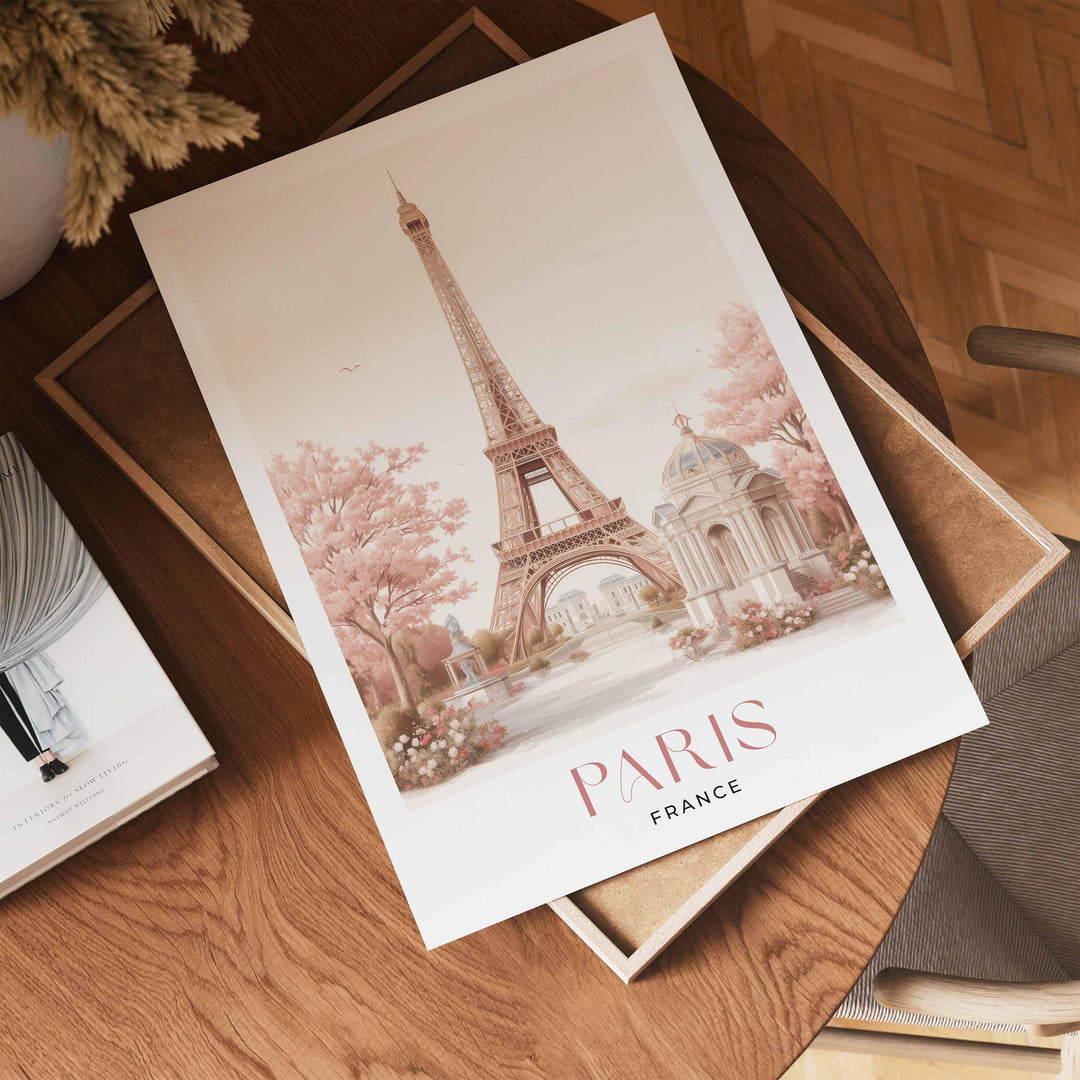 Paris Eiffel Tower Travel Art Print