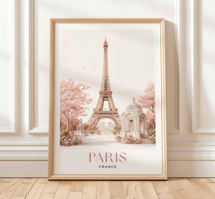 Paris Eiffel Tower Travel Art Print