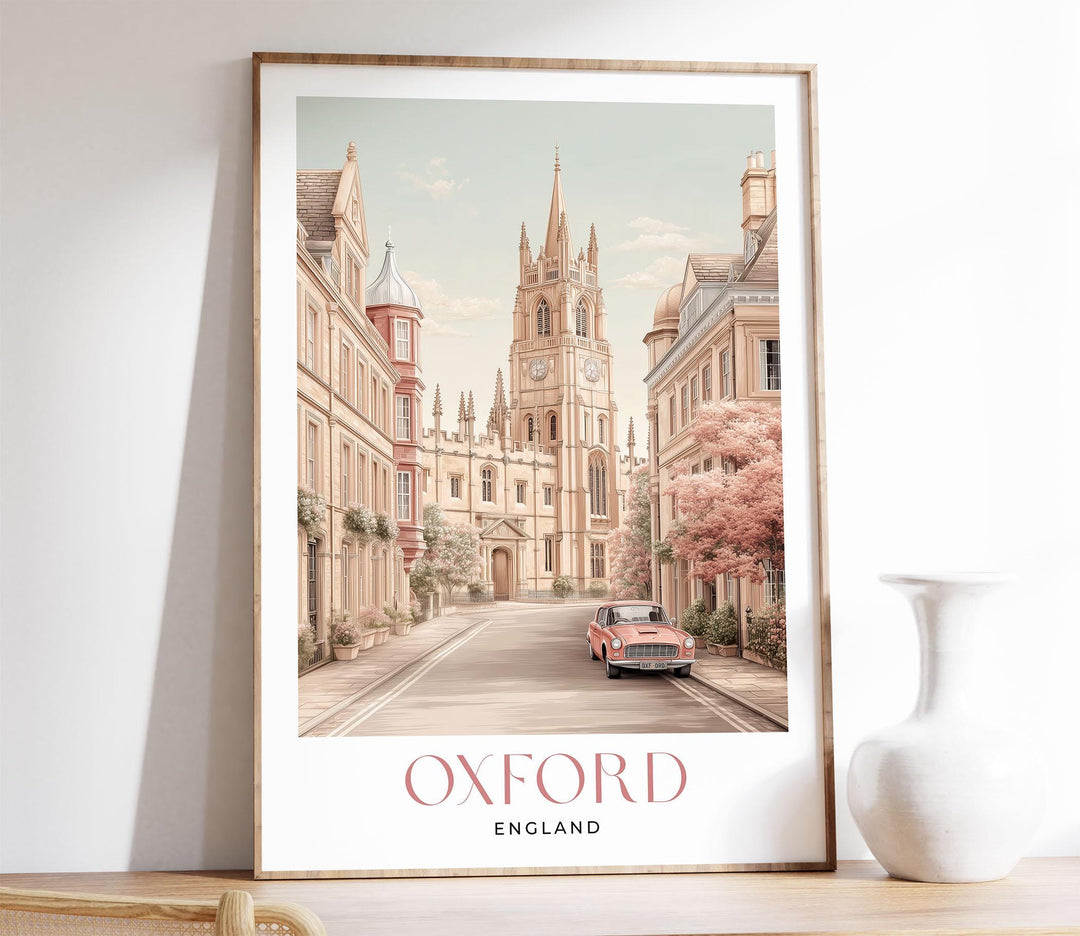 Oxford Travel Art Print