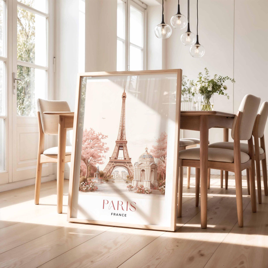 Paris Eiffel Tower Travel Art Print
