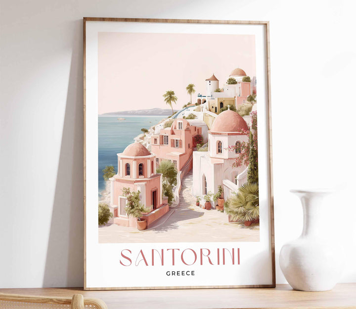 Santorini Greece Travel Art Print