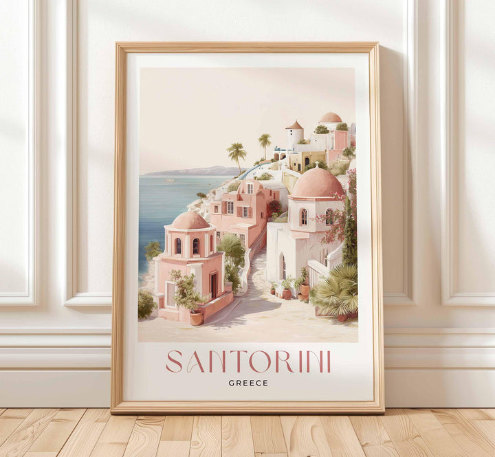 Santorini Greece Travel Art Print