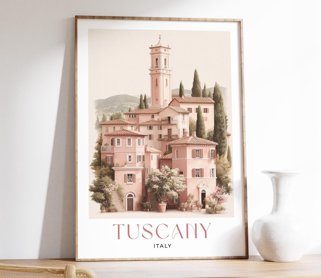 Tuscany Italy Travel Art Print