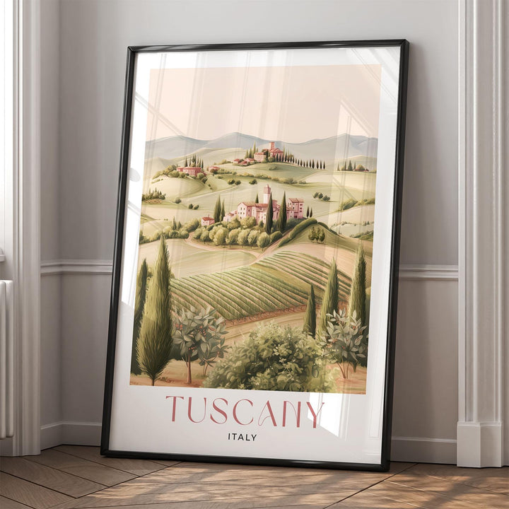 Tuscany Italy Travel Art Print