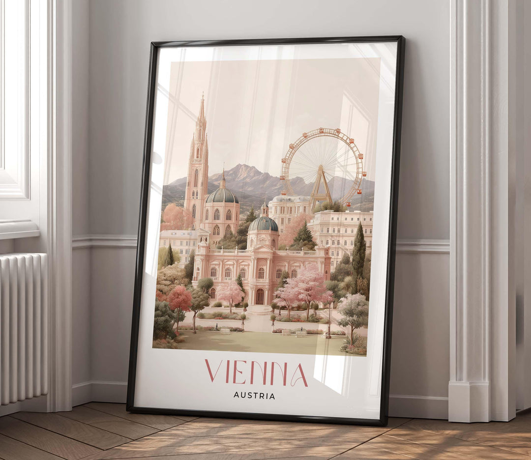 Vienna Travel Art Print