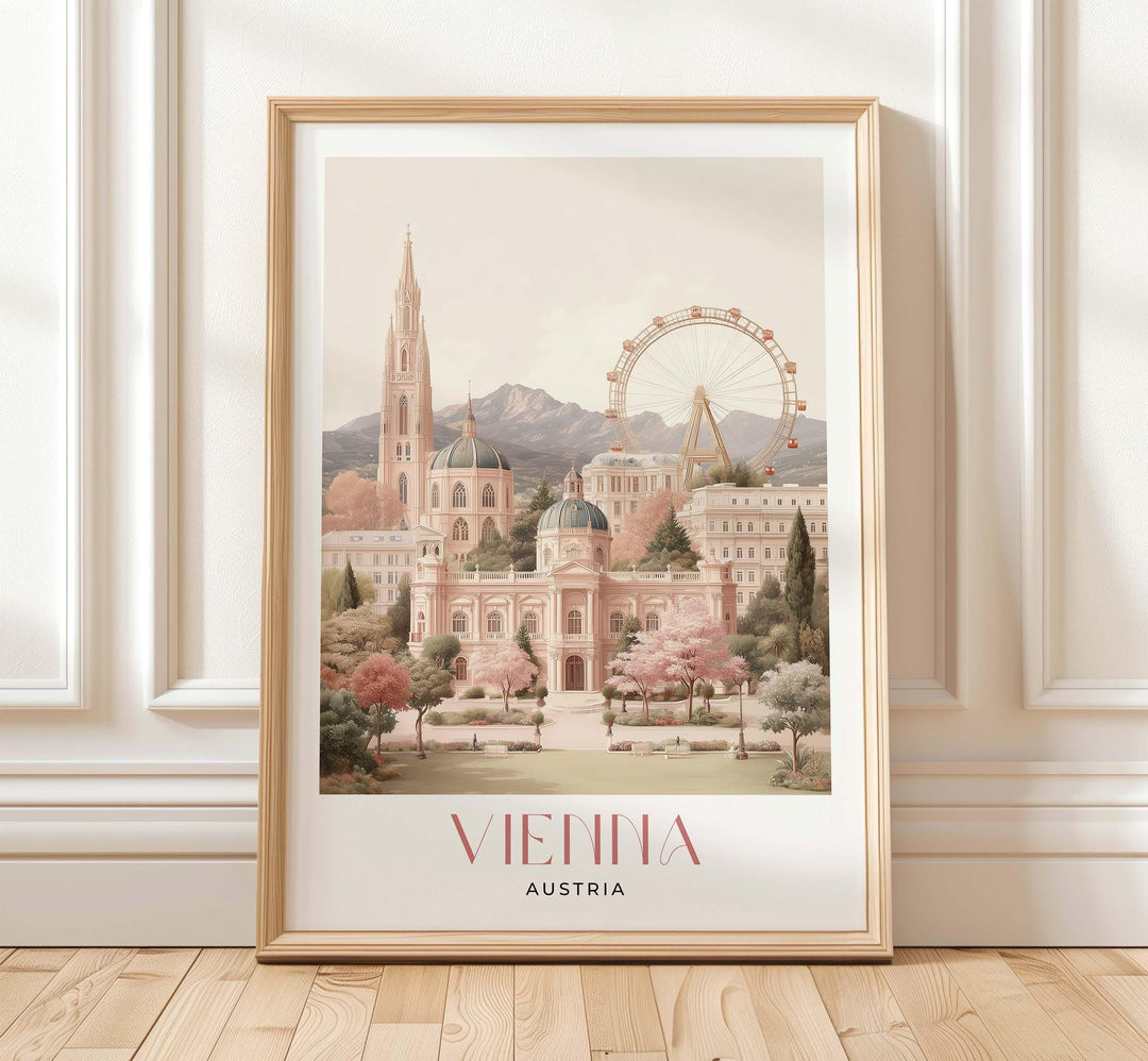 Vienna Travel Art Print