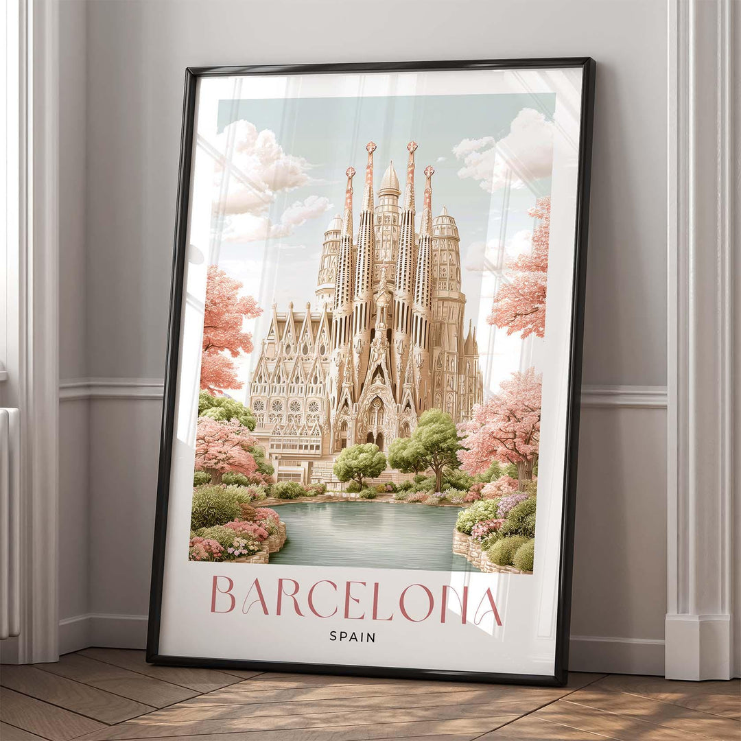 Barcelona Travel Art Print