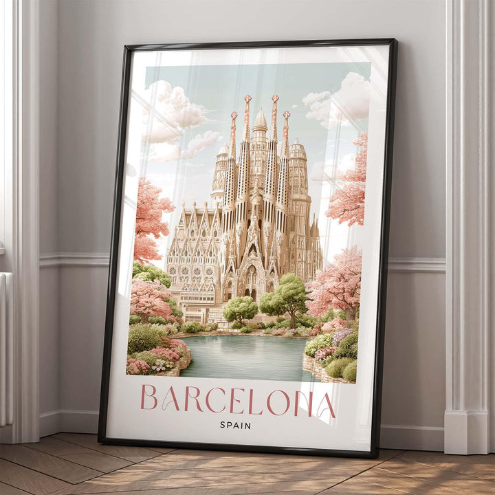 Barcelona Travel Art Print