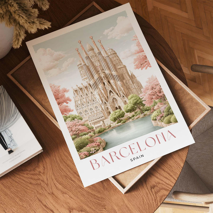 Barcelona Travel Art Print