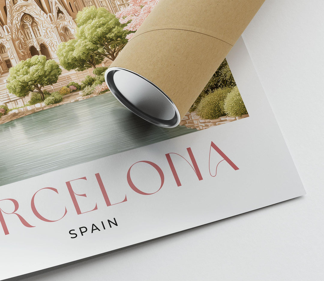Barcelona Travel Art Print